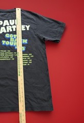 Paul McCartney Got Back Tour 2025 Merch Band Shirt City Stops Two Sided Medium