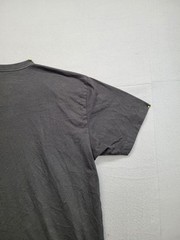 Fresh Men Shirt L Gray Short Sleeve Crew Neck Flat Front Comfort Pullover Tee