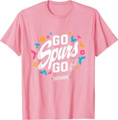 Go Spurs Go Basketball Season Game Day Basketball Fan T-Shirt