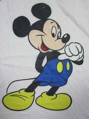 Vintage Walt Disney Mickey Mouse (M) Men’s 1980’s Graphic T Shirt USA Cartoon