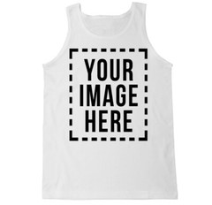 CUSTOMIZED SHIRTS IMAGE PHOTO DTG PRINTING DIRECT TO GARMENT MENS TANK TOP