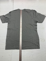 American Apparel Sustainable Collection Unisex Vneck T-Shirt 100% cotton Gray M