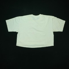 Rare Vintage PRINCE Sports Wear Spell Out Flowers Crop Top T Shirt 80s 90s OSFA