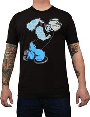 NWT Lowbrow Art Company Mens SAILOR MAN Tee Shirt BLACK SM-2XLARGE MADE IN USA