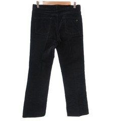 Loro Piana Corduroy Pants Fine Rims 44 Full Length Center Press Navy KB ECG004