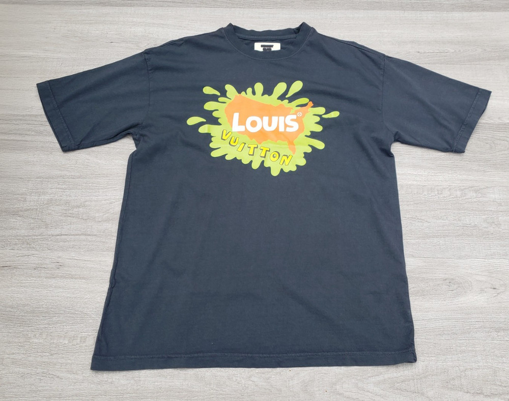 Chinatown Market Nickelodeon LV Slime Graphic T Shirt Large Streetwear