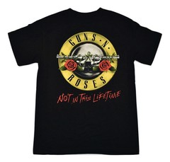 Guns N’ Roses Mens GNR Not In This Lifetime 2016 Tour Black Shirt New Medium