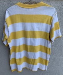 Vintage Striped T Shirt Combed Cotton Munsingwear Surf Mod Combed Cotton Sz XL