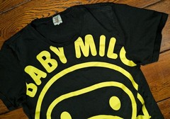 Bape Baby Milo Japan Black Graphic Tee T-Shirt Size Medium