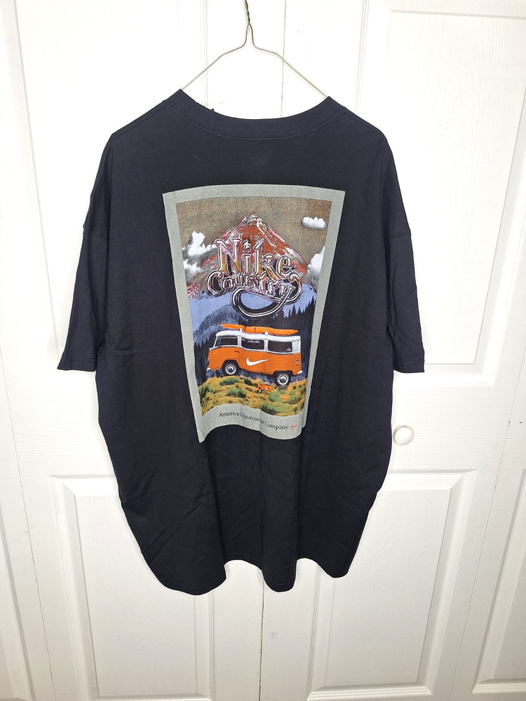 Nike America’s Sportswear Country T-Shirt Black IB3754-010 size XL Van Life