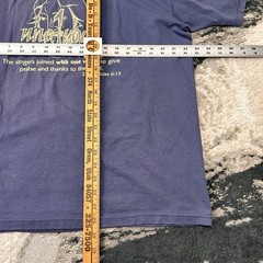 Vintage Jesus Tee 1999 Concordia Academy Choir Tour Uno Voce T-Shirt Blue XL