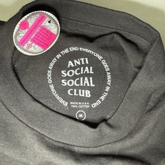 Anti Social Social Club Koi Pisces Black Tee ASSC DS Brand New Medium