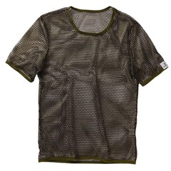 Men Mesh See Through TShirt Fishnet Short Sleeve Streetwear Undershirt