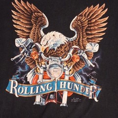 Vintage 3D Emblem Harley Davidson Shirt Rolling Thunder