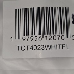 True Classic 100% Pima Cotton T Shirt Crew White Tee Sz L NIP ~ SOLD OUT