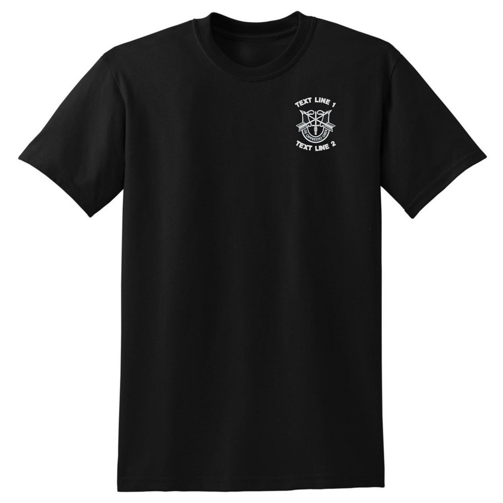 US Army Special Forces Embroidered Tee #907