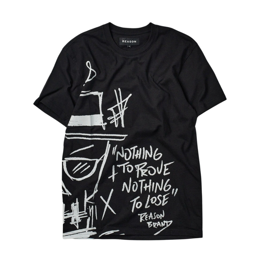 Reason Walter White T-Shirt Men’s Large Black Graphic Tee Breaking Bad