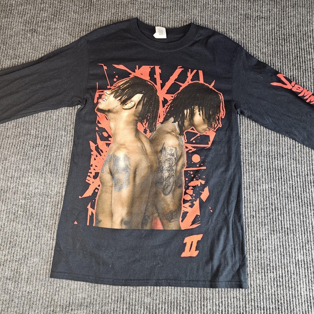 Rae Sremmurd Shirt Mens Small Black Long Sleeve SremmLife II Tour Rap Concert