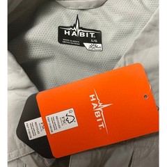 Habit Men’s UPF 50+ Long Sleeve Fishing Shirt Size L