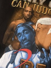 🔥Tupac Vintage Rare T-Shirt. Gemrock. Rap. Blood Red 2 on Front.
