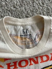 HONDA RACING Orange/Brown GRAND PRIX CHAMPION T-SHIRT Indy-Car Team F1 Sz XL