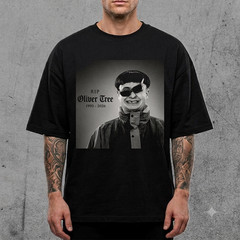 Vintage Rock RIP Tribute T-Shirt Oliver Nickell Musician Memorial Graphic Tee