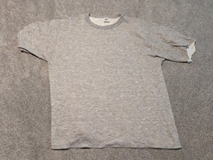 Ultimate Sports Shirt Mens XL Gray Wool Blend Vintage Layered Base Layer