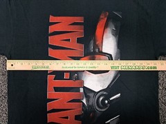 Ant Man MCU NEW Shirt Size Large Marvel Comics Movie Mask Logo Paul Rudd 2015