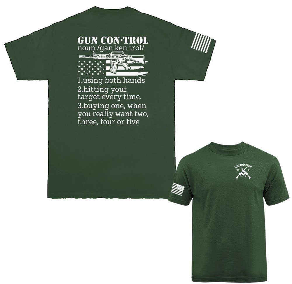 Gun Control Definition 2nd Amendment Patriotic T-shirt