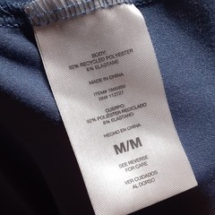 Glacier Mens Performance T-Shirt M Blue Crew SS Athletic Polyester Spandex