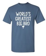 Great Brother Sarcastic Humor Novelty Graphic Super Soft Ring Spun Funny T Shirt