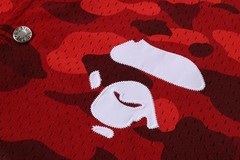 A BATHNIG APE Men’s COLOR CAMO WARM UP SS SHIRT 1M30132314 bz