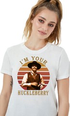 I’m Your Huckleberry Vintage T-shirt Doc Holiday Tombstone Graphic Tee Shirt