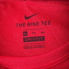 Tampa Bay Buccaneers Nike T-Shirt Mens Dri-FIT Graphic Red 3XL NEW