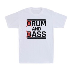 Drum And Bass, Rum And Ass Funny Saying Sarcastic Quote Men’s Cotton T-Shirt