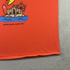 Birdland Surf Ocean City Shirt Adult XL Orange Graphic Tee Short Sleeve READ