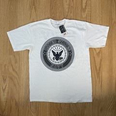 New! Vintage United States Navy Graphic T-Shirt White Men L Cotton Crew