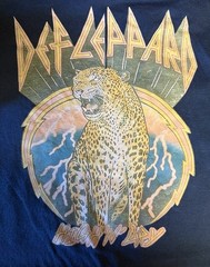 Def Leppard High N’ Dry Darn Blue Retro Men’s XL/XG (46-48)