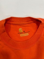 City of Boulder Colorado Public Works Carhartt Tee Men Med Orange K87 Pocket