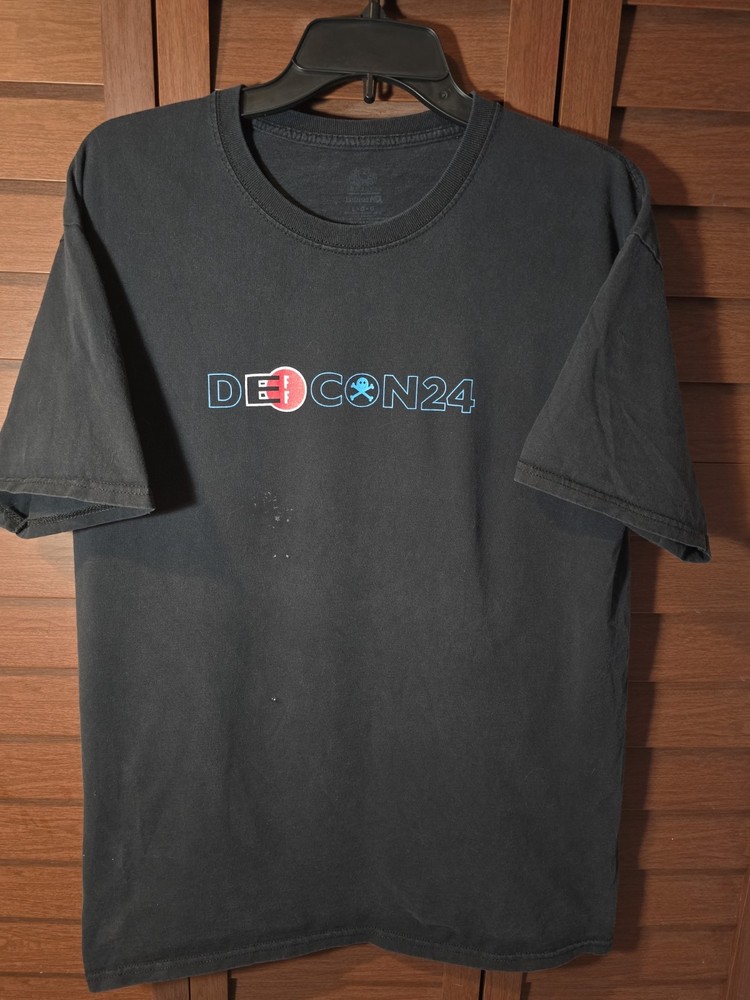 Electronic Frontier Foundation DEF CON 24 Liberty Mecha 2.0 T-Shirt Size Large