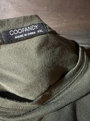 Coofandy Mens SIZE XXL Olive Green Casual Sleeveless Tank Top POLY SPANDEX NICE