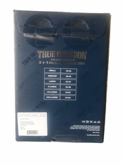 NEW TRUE RELIGION Mens 3 + 1 Pack Crew Neck Tees Cotton Logo Multi Shirts MEDIUM