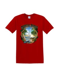 T-Shirt S to 2XL 3XL -SURF myrtle beach SAILBOAT beach boards resort waves fun