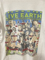 Vintage Live Earth Climate In Crisis Music Festival Shirt