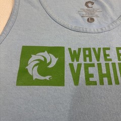 WRV Tank Top Shirt Logo Graphic Print Wave Riding Vehicles Surf Shop Virginia