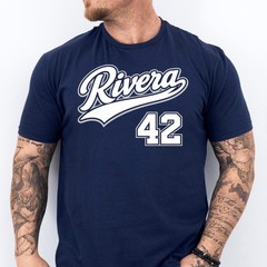 Rivera 42, The Sandman | New York Baseball themed Soft Ring Spun Cotton T-Shirt
