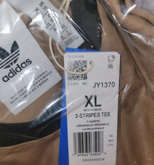 NEW MEN’S ADIDAS ORIGINALS 3-STRIPES CALIFORNIA TEE SHIRT ~SIZE XL ~ JY1730