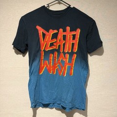 Deathwish Skateboards T Shirt Size XL Deathstack Blue To Navy Blue VERY RARE Y2K