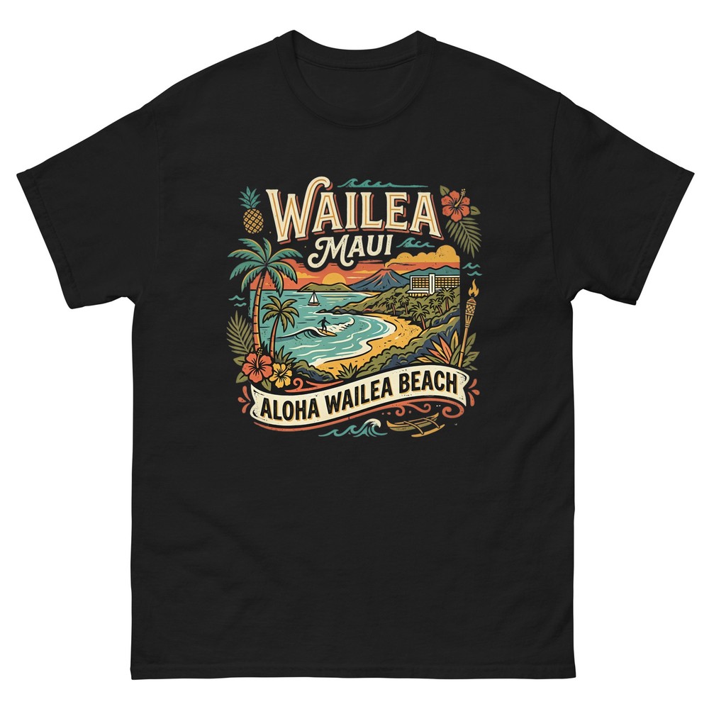 Maui Aloha Wailea | Hawaii T-Shirt | South Maui Beach Resort Lifestyle Tee
