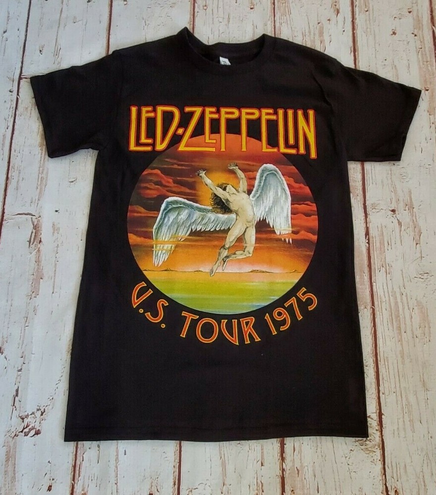 NEW- LED ZEPPELIN – BLACK – BAND T-SHIRT